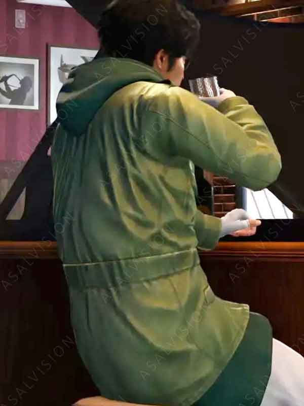 Like A Dragon Infinite Wealth 2024 Yu Nanba Green Cotton Jacket