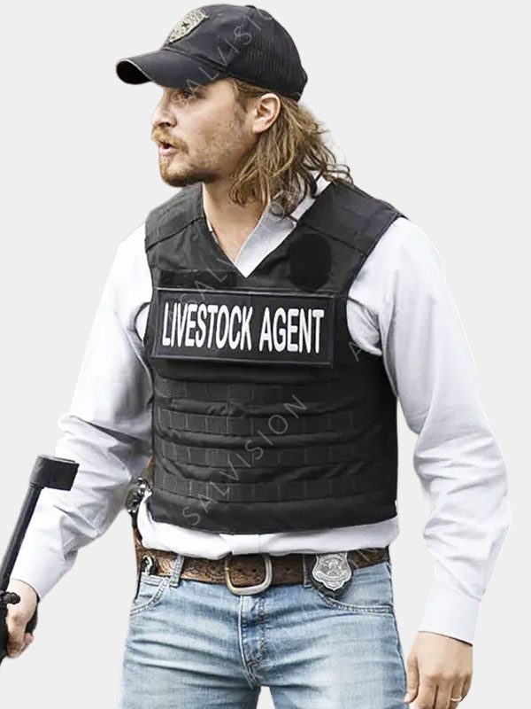 Livestock Agent Yellowstone Black Vest