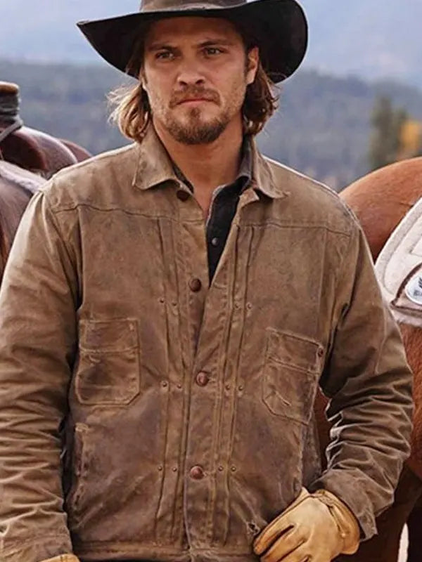 Luke Grimes Brown Jacket