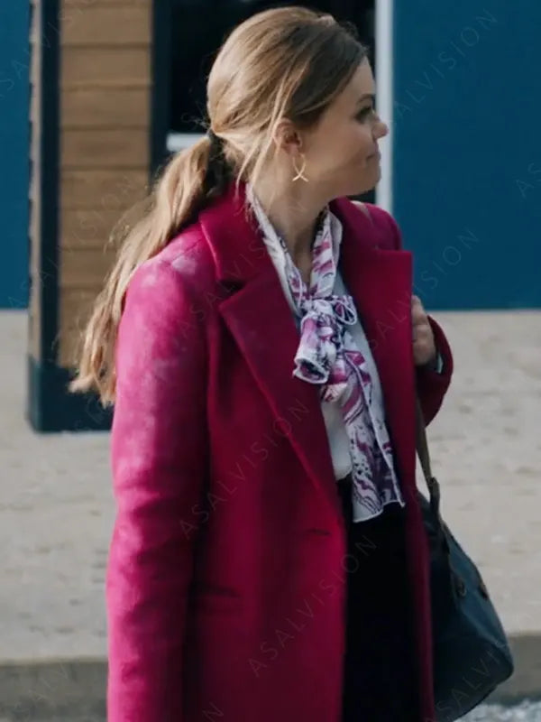 Maddie Tipline Mysteries Dial 1 For Murder Wool Coat