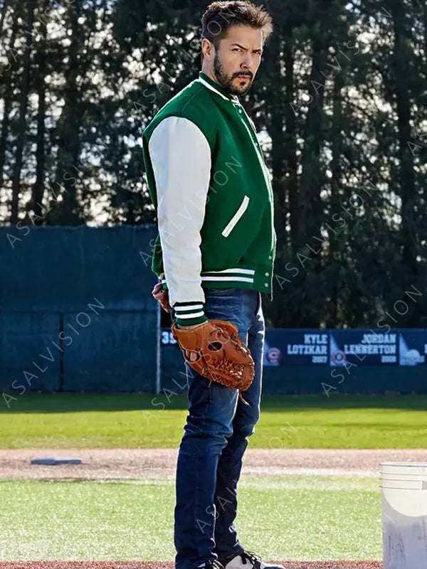 Marco Grazzini Hearts In The Game Diego Vasquez Varsity Bomber Jacket