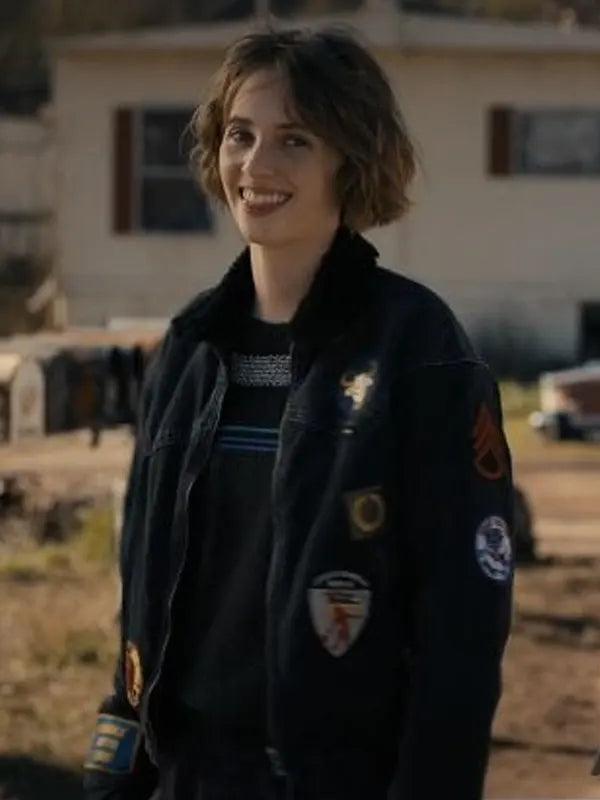 Robin Buckley Stranger Things Maya Hawke Sherpa Jean Jacket