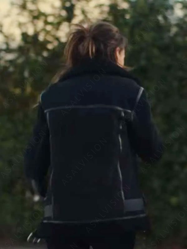 Maya Stern Fool Me Once S01 Shearling Leather Jacket