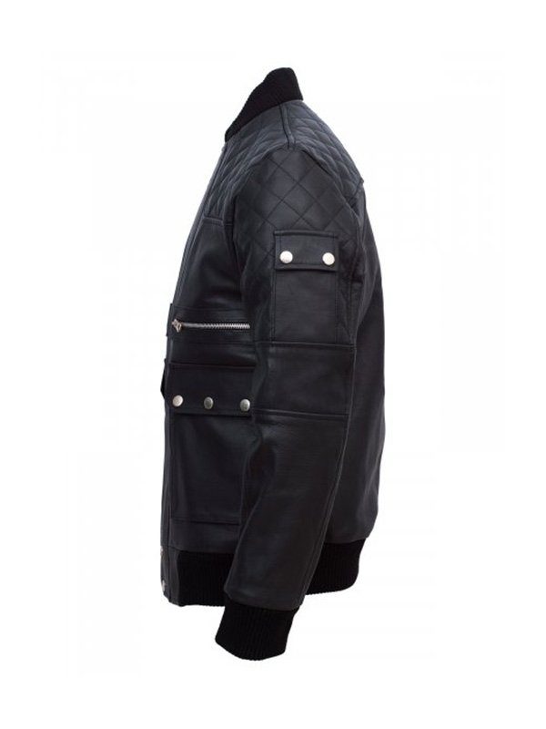 Men's Black Leather Jacket