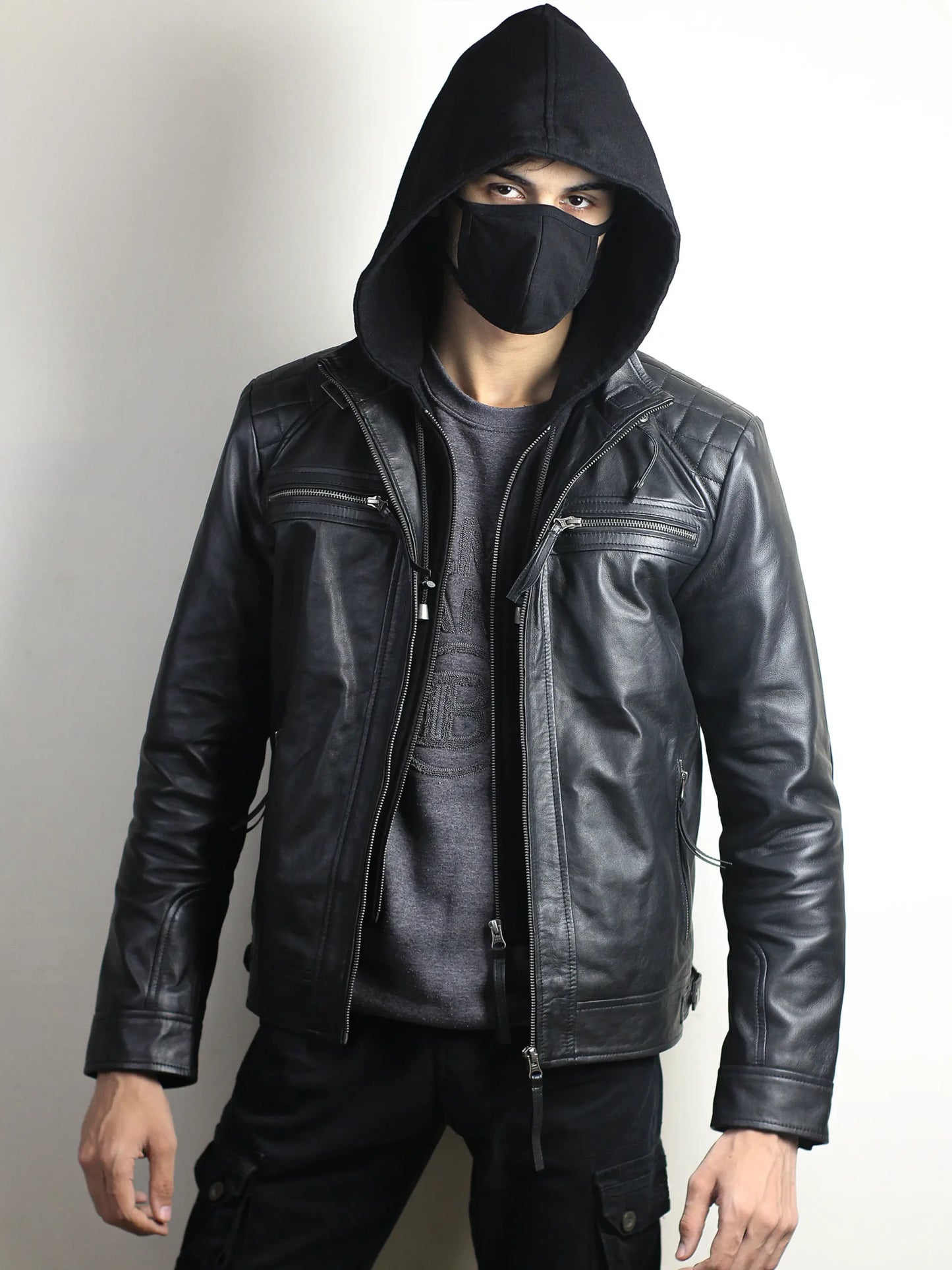 Men's Diamond Classic Real Leather Jacket