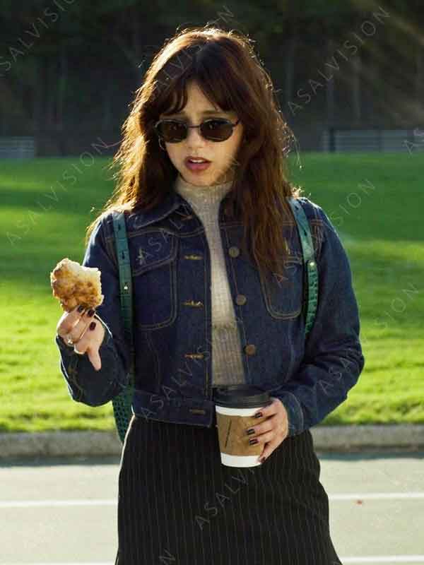 Miller’s Girl 2024 Jenna Ortega Denim Jacket