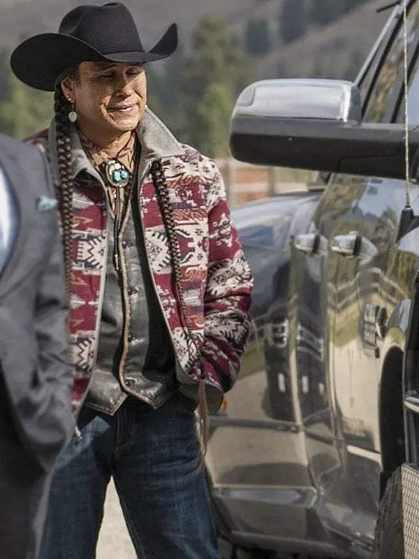 Mo Brings Plenty Yellowstone Rainwater’s Driver Jacket