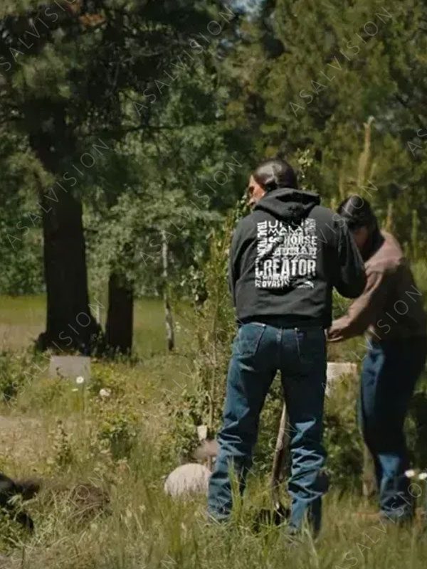 Mo Brings Plenty Yellowstone Season 5 Black Pullover Hoodie