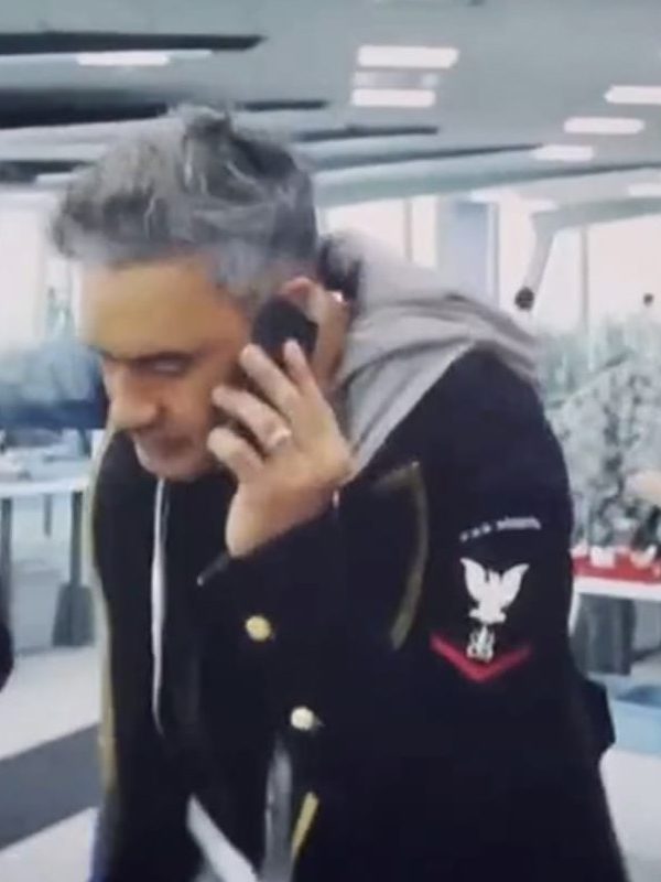 Movie Free Guy Antoine Blue And Black Trench Coat