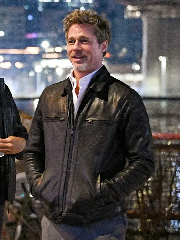 Movie Wolves 2024 Brad Pitt Jacket