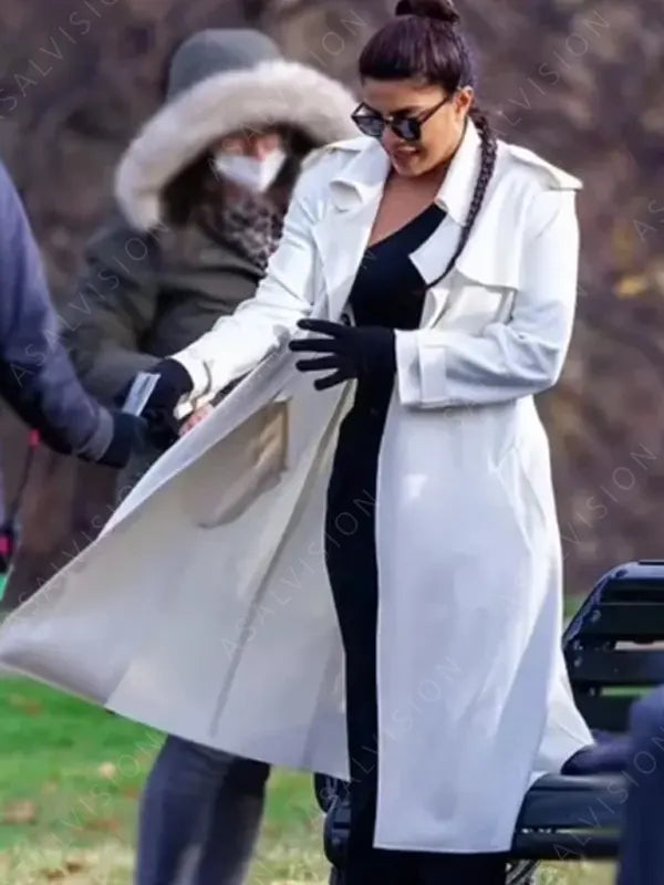 Citadel 2023 Nadia Sinh White Trench Coat