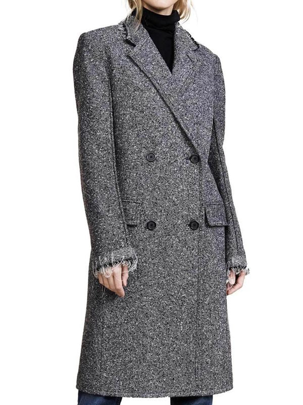 Nadia Vulvokov Grey Trench Coat