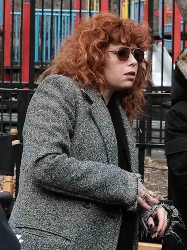 Natasha Lyonne Russian Doll Season 2 Nadia Vulvokov Grey Trench Coat