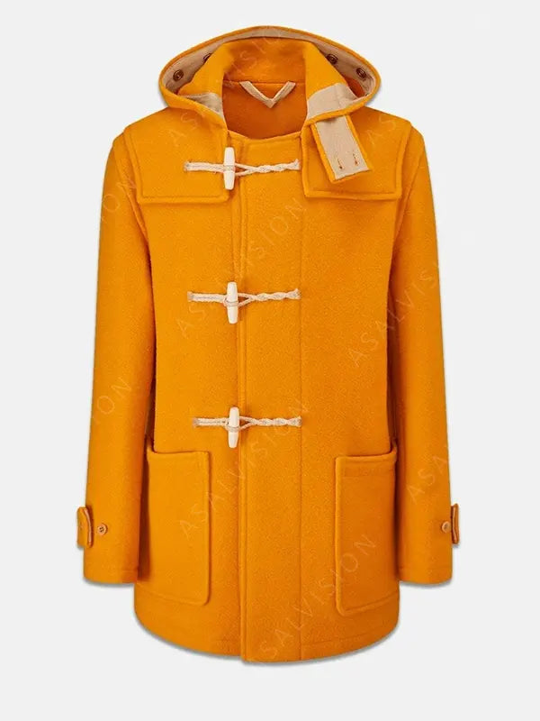 Ncuti Gatwa Doctor Who Yellow Duffle Wool Coat