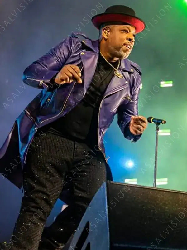 New Edition Legacy On Tour Purple Coat