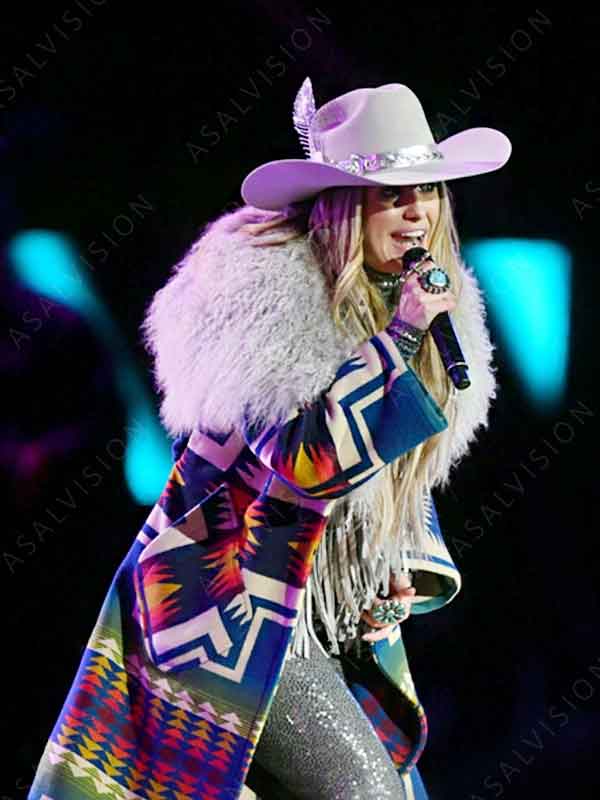 New Year’s Eve Live Nashville Big Bash NYE Fur Collar Pendleton Coat
