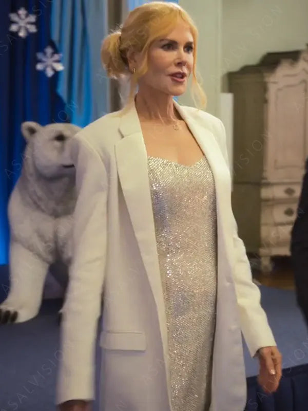 Nicole Kidman Movie A Family Affair 2024 Brooke Harwood White Coat