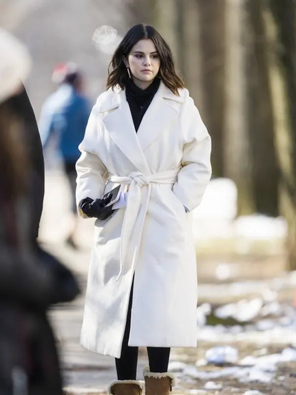Only Murders In The Building Mabel Mora White Wool Coat