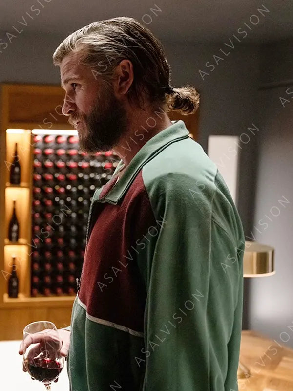 Poker Face 2022 Liam Hemsworth Fleece Jacket