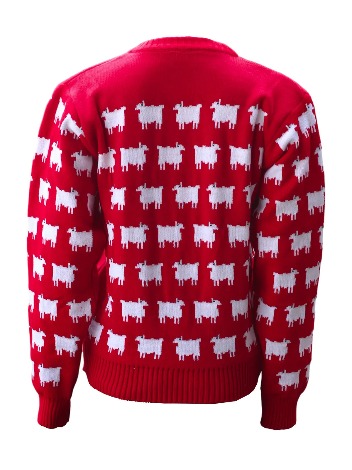 Princess Diana Black Sheep Sweater In Red Color
