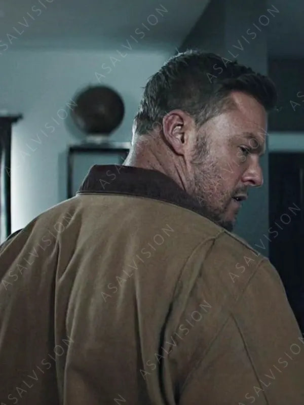 S02 Alan Ritchson Brown Cotton Jacket