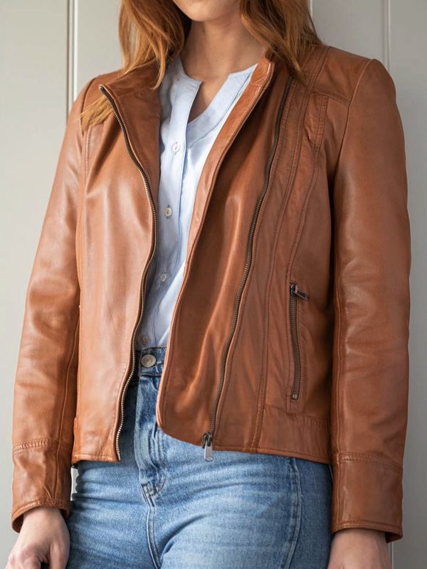 Real Leather Tan Jacket