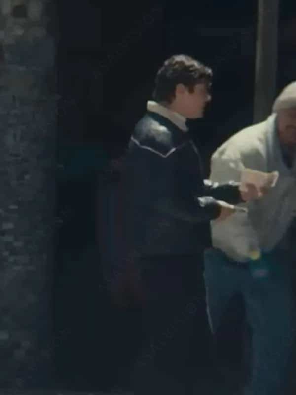 Riccardo Scamarcio Black Puffer Jacket