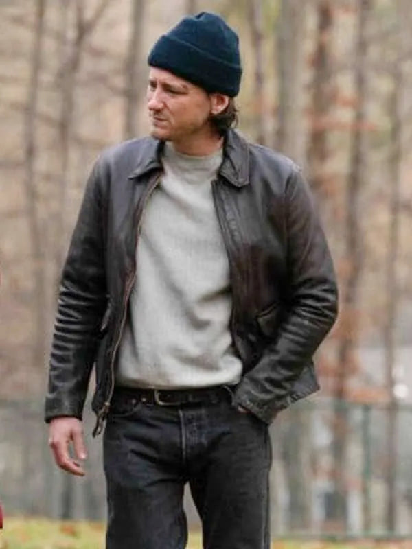 Riff Raff 2025 Lewis Pullman Dark Brown Jacket