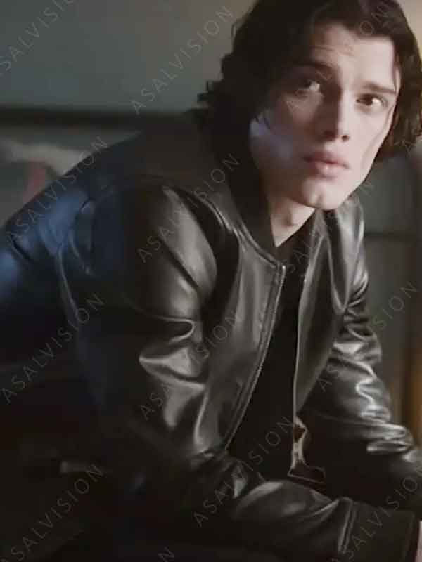 Rigel Wilde Movie The Tearsmith Simone Baldasseroni Leather Bomber Jacket