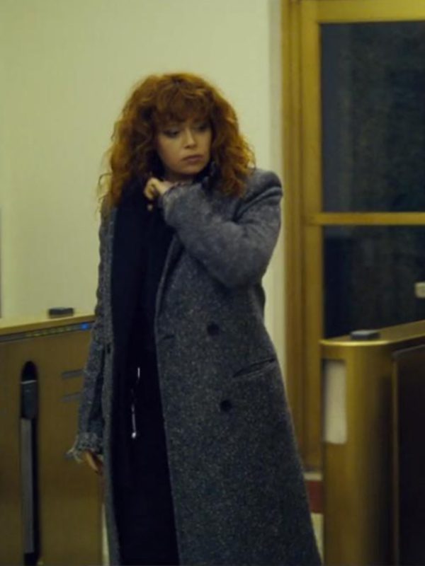 Russian Doll Season 2 Nadia Vulvokov Grey Trench Coat