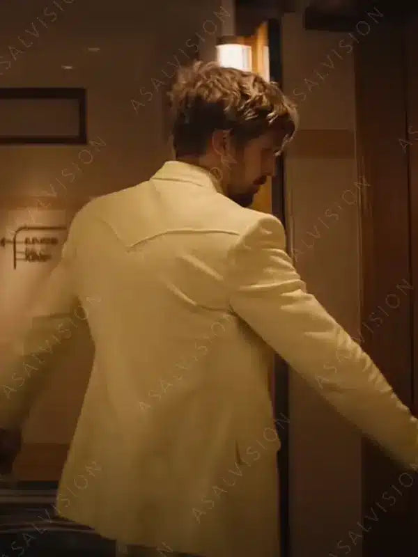 Ryan Gosling The Fall Guy 2024 Colt Seavers Yellow Blazer