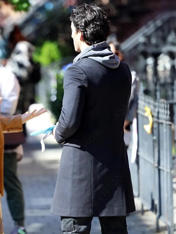 Ryle Kincaid It Ends with Us Justin Baldoni Black Trench Coat