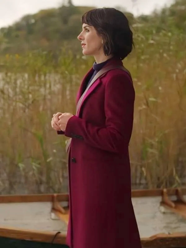 Shenae Grimes Love Of The Irish Fiona Burgundy Coat