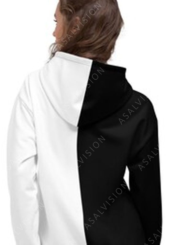 Split Unus Annus Black and White Hoodie