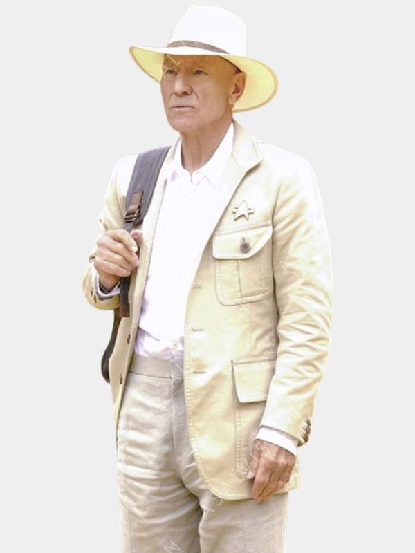 Star Trek Picard Jean-Luc Picard Off-White Coat