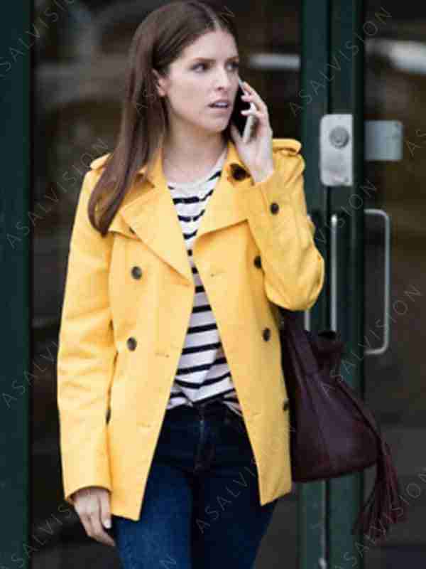 Stephanie Smothers Movie A Simple Favor Anna Kendrick Yellow Coat