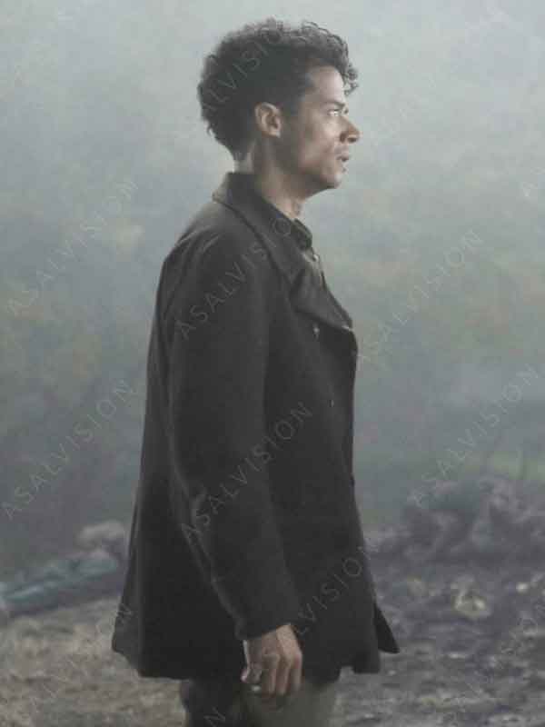 TV Series Interview With The Vampire Louis De Pointe Black Wool Peacoat