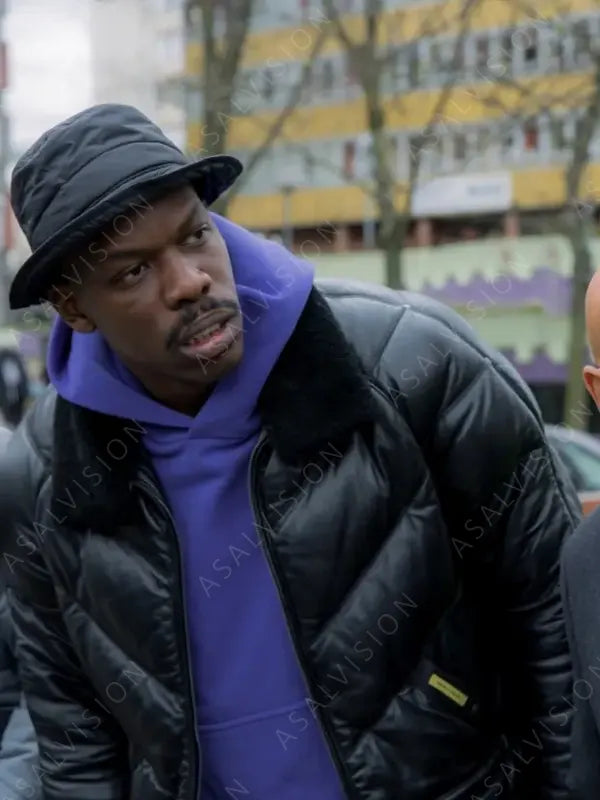 TV Series Represent S02 Stéphane Blé Black Puffer Jacket