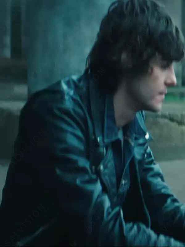 TV Series This Town 2024 Ben Rose Black Biker Leather Jacket