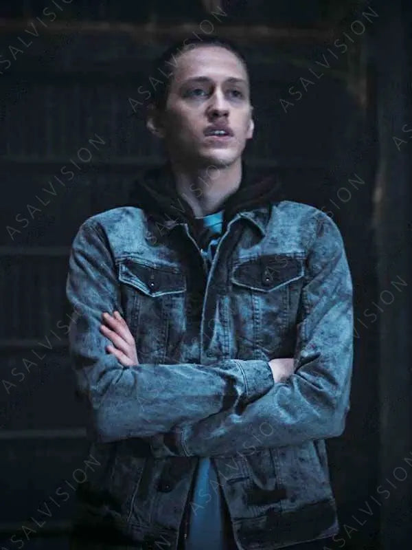 TV Series Wednesday Percy Hynes Denim Jacket