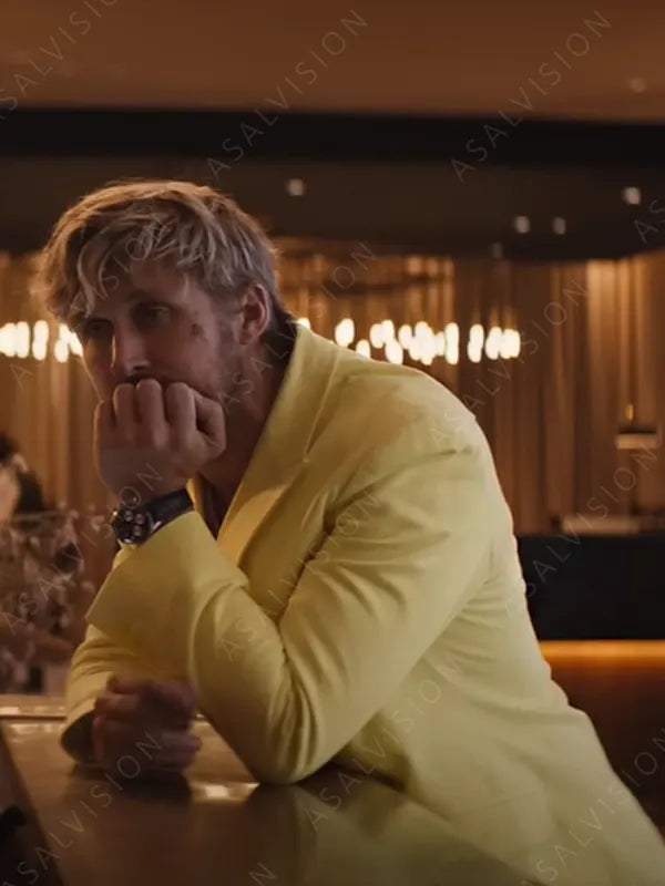 The Fall Guy 2024 Ryan Gosling Yellow Blazer