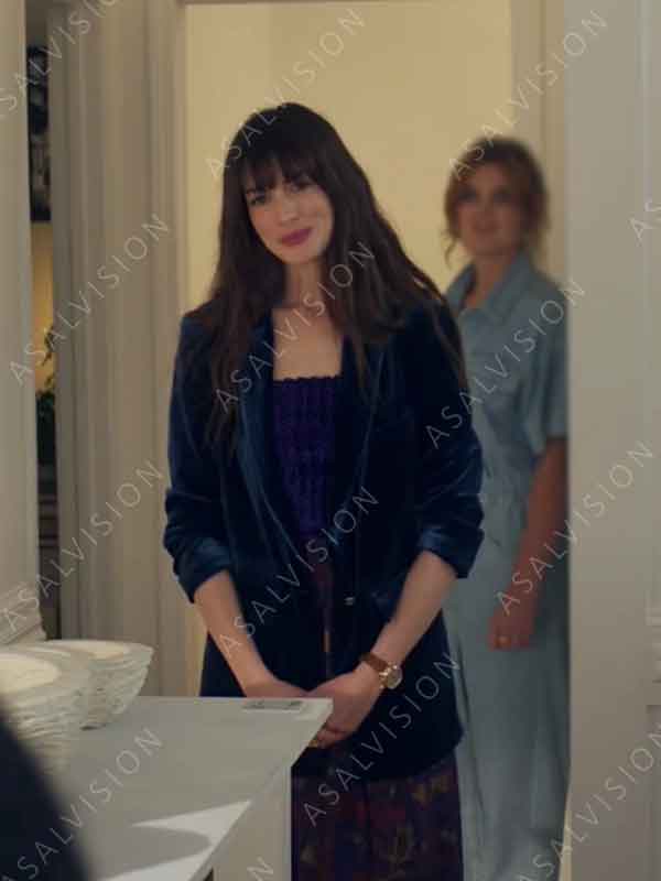 The Idea Of You 2024 Anne Hathaway Blue Blazer