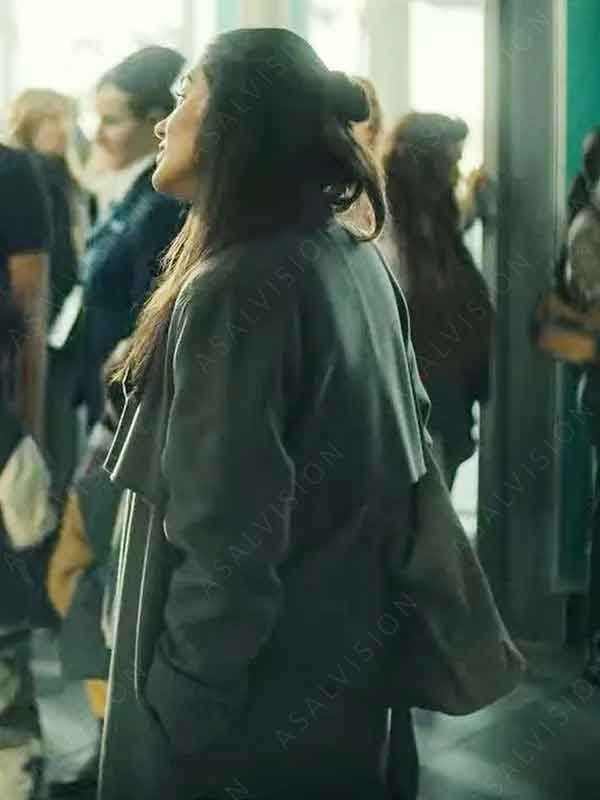 The Signal 2024 Nilam Farooq Grey Wool Trench Coat