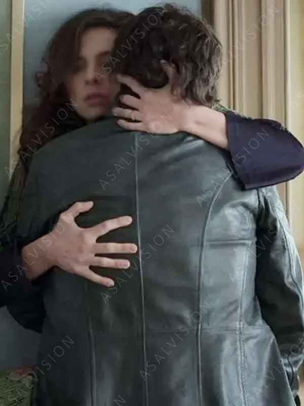 Tommaso TV Series Supersex 2024 Adriano Giannini Black Long Trench Leather Coat