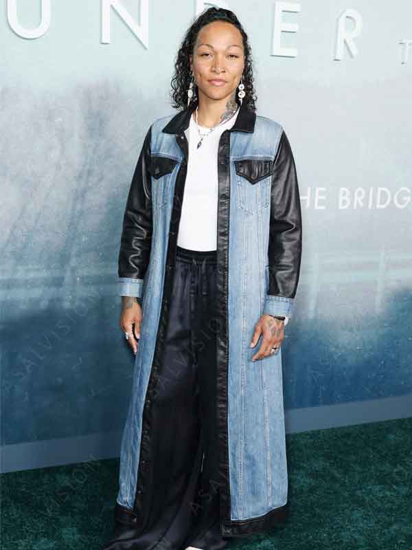 Under The Bridge 2024 Kali Reis Long Denim Coat