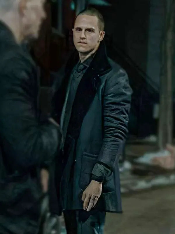 Vic Flynn Power Book IV Shearling Leather Coat