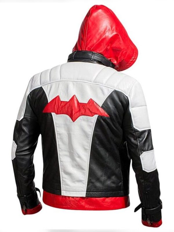Video Game Batman Arkham Knight Jason Todd Red Hood Leather Jacket