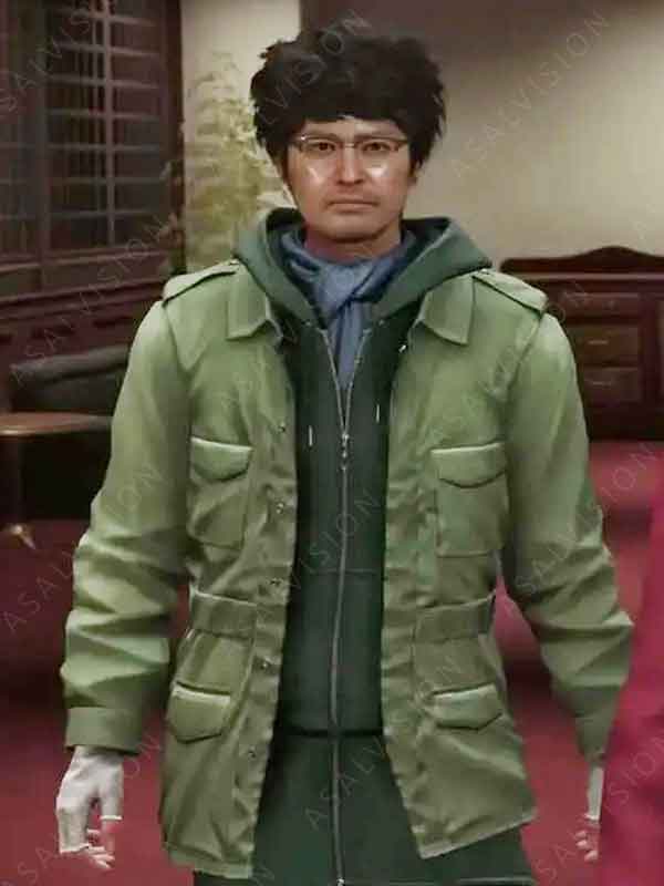 Video Game Like A Dragon Infinite Wealth 2024 Yu Nanba Green Cotton Jacket