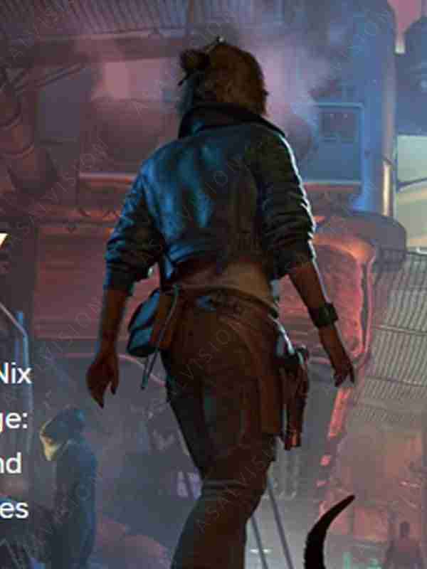 Video Game Star Wars Outlaws 2024 Kay Vess Waxed Blue Jacket