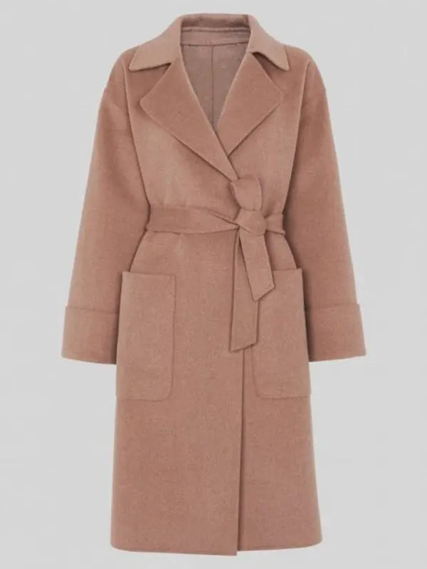 Virgin River S04 Alexandra Breckenridge Pink Coat